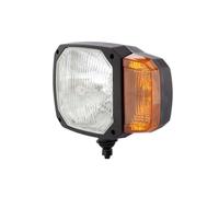 HELLA 1EA 328 450-511 Halógena-Faro principal - 12V - Montaje - Color de tulipa: amarillo - Conector: Conector DEUTSCH - Delante, izquierda