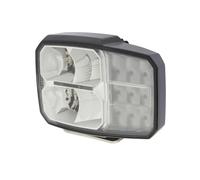 HELLA 1EE 996 374-011 LED-Faro principal - C140 - 24/12V - montaje exterior - Color de tulipa: transparente - Conector: Conector DEUTSCH - Delante, izquierda