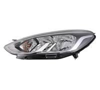 HELLA 1EG 354 857-011 - Faro halógeno principal para Ford Fiesta VII (HJ, HF) - Cromo - ECE - para circulación por la derecha - izquierda