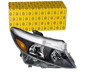 HELLA 1EL 011 284-861 FF/Halógena-Faro principal ECE/SAE - para circulación por la derecha - Delante, derecha