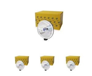 HELLA 1F4 005 750-101 Faro de larga distancia, Negro, Lámpara de 12V (Paquete de 4)