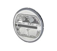 HELLA 1F8 241 400-011 LED-Óptica de faro, faro de carretera Luminator/Rallye 3003 - 24/12V - redondo - Número de referencia: 25 - Montaje/Conexión roscada - Tulipa transparente - delante - Cant.: 1