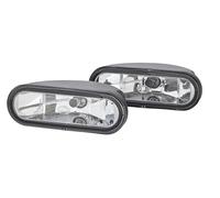 HELLA 1FA 008 284-811 FF/Halógena-Juego de faro luz de carretera - FF 75 - 12V