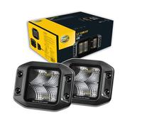 HELLA 1FA 358 176-831 LED-Faro de carretera - Black Magic Cube Kit 3.2" - 12/24V - Montaje - Iluminación campo cercano - Cable: 500mm - Conector: Conector DEUTSCH - Juego - Cant.: 2