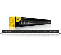 Hella 1FJ 358 196-321 LED-Faro de carretera, Black Magic Slim Lightbar 40 pulgadas, 12/24V, 6815lm, delgado, Número de referencia: 50, montaje exterior/Conexión roscada, ECE, Cable: 2000mm, recto
