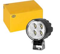 HELLA 1G0 996 263-051 LED-Faro de trabajo - Modul 90 - 24/12V - atornillado/montaje exterior - Abrazadera de montaje giratoria - Iluminación largo alcance - Conector: Conector DEUTSCH