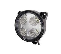 HELLA 1G0 996 376-141 LED-Faro de trabajo - Modul 70 Gen. III - 24/12V - 800lm - Montaje/Conexión roscada - Sujeción de tres puntos - Iluminación campo cercano - Cable: 1500mm - Conector: AMP