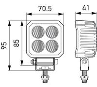 Luz adicional atornillado 1GA 357 110-002 HELLA
