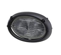 HELLA 1GA 996 161-111 Halógena-Faro de trabajo - Oval 100 - 12V - Montaje/Conexión roscada - Sujeción de dos puntos - Iluminación campo cercano - Conector: AMP
