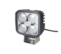 HELLA LED Faro de trabajo - Q90 compact - 12V / 24V - 1200lm - atornillado/montaje exterior - Abrazadera de montaje giratoria - Iluminación largo alcance - Cable: 150mm - 1GA 996 284-091