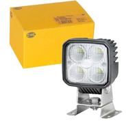 HELLA LED Faro de trabajo - Q90 compact - 12V / 24V - 1200lm - atornillado/montaje exterior - Abrazadera de montaje giratoria - Iluminación superficie - Cable: 500mm - 1GA 996 284-171