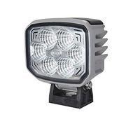 HELLA 1GA 996 388-041 LED-Faro de trabajo - Power Beam 1800 - 24V - 1850lm - atornillado/montaje exterior - Abrazadera de montaje giratoria - Iluminación largo alcance - Conector: Conector DEUTSCH
