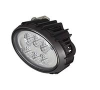 HELLA 1GA 996 761-191 LED-Faro de trabajo - Oval 100 Compact - 12/24V - 1850lm - atornillado/montaje exterior - para fijación horizontal - Iluminación largo alcance - Conector: Conector DEUTSCH