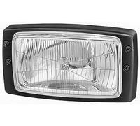 HELLA 1GD 996 018-587 Halógena-Faro de trabajo - Modul 6213 - 24V - Conexión roscada/Montaje - Sujeción de dos puntos - Iluminación campo cercano - Conector: Conector plano