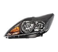 HELLA 1LE 354 257-071 Halógena Faro principal - por ej, Ford Focus II (DA_, HCP, DP) - Titanium - negro - para circulación por la izquierda - izquierda