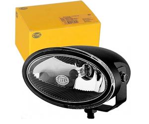 HELLA 1NA 008 283-801 FF/Halógena-Juego de faro antiniebla - FF 50 - 12V - oval - montaje exterior - Color de tulipa: transparente - izquierda/derecha - Juego - Cant.: 2