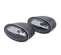 HELLA 1NA 008 283-801 FF/Halógena-Juego de faro antiniebla - FF 50 - 12V - oval - montaje exterior - Color de tulipa: transparente - izquierda/derecha - Juego - Cant.: 2
