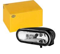 HELLA 1NA 008 284-801 FF/Halógena-Juego de faro antiniebla - FF 75 - 12V - montaje exterior - Color de tulipa: transparente - izquierda/derecha - Juego - Cant.: 2