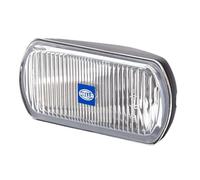 HELLA 1NB 007 360-011 Halógena-Faro antiniebla - Comet 300 - 12/24V - rectangular - Montaje/montaje exterior - Cristal dispersor con dibujos - Color de tulipa: blanco - izquierda