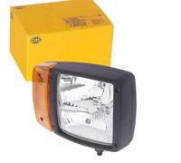 HELLA 1SA 996 120-021 Faro principal - 12V - montaje exterior - Color de tulipa: amarillo - Conector: AMP - Delante, derecha