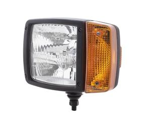 HELLA 1SA 996 120-031 Faro principal - 12V - montaje exterior - Color de tulipa: amarillo - Conector: AMP - Delante, izquierda