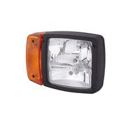 HELLA 1SA 996 120-461 Faro principal - 12V - montaje exterior - Color de tulipa: amarillo - Conector: AMP - Delante, derecha