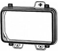 HELLA 1VB 005 444-037 Alojamiento de los faros - ECE - izquierda/derecha