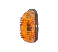 Hella 2BA 001 227-211 Piloto intermitente - montaje exterior - Color de tulipa: amarillo - izquierda/derecha/delante y detrás, Color de la lente: naranja