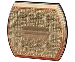 HELLA 2BA 013 330-021 Piloto intermitente - Shapeline Tech - LED - 12/24V - atornillado/Montaje - Color de tulipa: amarillo - Conector: AMP - 2polos - Atrás izquierda/Atrás derecha - Cant.: 1
