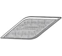 HELLA 2BA 013 331-011 Piloto intermitente - Shapeline Style - LED - 12/24V - atornillado/Montaje - Color de tulipa: transparente - Conector: AMP - 2polos - Atrás izquierda - Cant.: 1