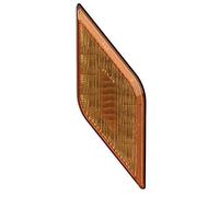 HELLA 2BA 013 331-071 Piloto intermitente - Shapeline Style - LED - 12/24V - atornillado/Montaje - Color de tulipa: amarillo - Conector: AMP - 2polos - Atrás izquierda - Cant.: 1