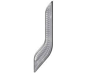 HELLA 2BA 013 333-041 Piloto intermitente - Shapeline Style Wing - LED - 12/24V - atornillado/montaje exterior - Color de tulipa: transparente - Conector: AMP - 2polos - Atrás derecha - Cant.: 1