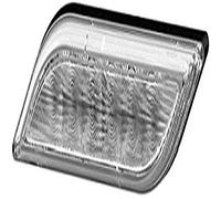 HELLA 2BA 013 335-011 Piloto intermitente - Shapeline Style Slim - LED - 12/24V - pegado/montaje exterior - Color de tulipa: transparente - Conector: AMP - 2polos - Delante, izquierda - Cant.: 1