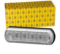 HELLA 2BA 013 398-001 Piloto intermitente - Shapeline Tech - LED - 12/24V - pegado/montaje exterior - Color de tulipa: transparente - Conector: AMP - Delante, izquierda/Delante, derecha - Cant.: 1