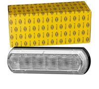 HELLA 2BA 013 398-011 Piloto intermitente - Shapeline Tech - LED - 12/24V - pegado/montaje exterior - Color de tulipa: transparente - Conector: AMP - Delante, izquierda/Delante, derecha - Cant.: 1