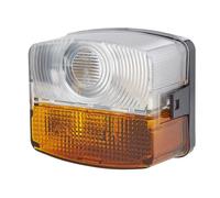 HELLA 2BE 003 182-101 Piloto intermitente - Halógena - 12/24V - montaje exterior/Conexión roscada - Conector: Conector plano - derecha - Cant.: 1