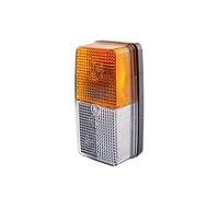 HELLA 2BE 003 347-001 Piloto intermitente - Halógena - 24/12V - montaje exterior/montaje exterior - Color de tulipa: blanco/amarillo - Conector: Contacto de engarce - izquierda/derecha - Cant.: 1