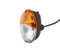 HELLA 2BE 343 130-111 Piloto intermitente - Agroluna - Halógena - 12V - Montaje/Conexión roscada - Color de tulipa: amarillo/blanco - izquierda - Cant.: 1