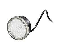 HELLA 2BE 980 691-001 LED-Luz diurna - 12V - redondo - Color de tulipa: transparente - Color LED: amarillo/blanco - Cable: 2500mm - ambos lados - Cant.: 1