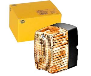 HELLA 2BM 002 652-051 Piloto intermitente adicional - Lámparas incandescentes - 12V - Color de tulipa: amarillo - izquierda/derecha/Montaje lateral exterior