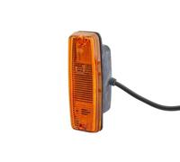 HELLA 2BM 002 847-021 Piloto intermitente adicional - Lámparas incandescentes - 12/24V - Color de tulipa: amarillo - derecha/Instalación lateral