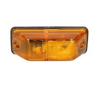 HELLA 2BM 006 692-017 Piloto intermitente adicional - Lámparas incandescentes - 12/24V - montaje exterior - Color de tulipa: amarillo - izquierda/Montaje lateral ext.