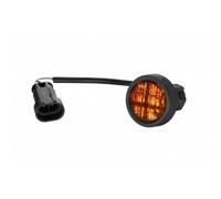 HELLA 2BM 340 825-211 Piloto intermitente adicional - LED - 12V - Montaje/pegado - Color de tulipa: amarillo - Color LED: amarillo - Cable: 100mm - Conector: AMP - Montaje lateral ext. - Cant.: 1