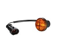 HELLA 2BM 340 825-311 Piloto intermitente adicional - 12V - Color de tulipa: amarillo - Cable: 100mm - Conector: AMP
