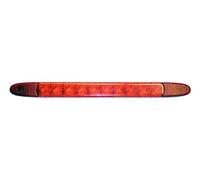 HELLA 2DA 343 106-007 Luz de freno adicional - LED - 12V - montaje exterior/atornillado - Color de tulipa: rojo - Color LED: rojo - Cable: 3000mm - posterior - Cant.: 30