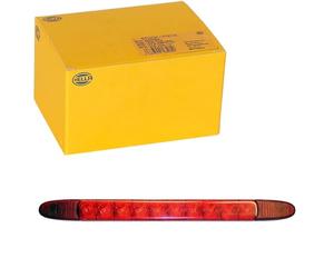 HELLA 2DA 343 106-011 Luz de freno adicional - LED - 24V - atornillado/montaje exterior - Color de tulipa: rojo - Color LED: rojo - Cable: 3000mm - Conector: extremos de cable abiertos - posterior