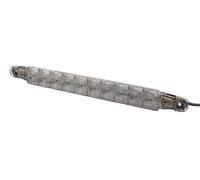 HELLA 2DA 343 106-221 Luz de freno adicional - LED - 12V - montaje exterior/pegado - Color de tulipa: gris humo - Color LED: rojo - Cable: 3000mm - Conector: extremos de cable abiertos - posterior
