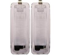 Hella 2JA 002 931-031 Luz interior - 12V - K (10W) - Montaje - Color de tulipa: transparente - habitáculo (Paquete de 2)