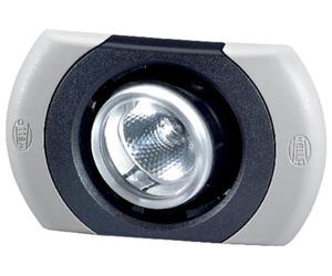 HELLA 2JA 343 700-051 Luz interior - SpotLED VESTA5 - LED - 12/24V - 2.5W - LED - atornillado/Sujeción muelle/Montaje - Color de tulipa: transparente - habitáculo - ajustable - Cant.: 1