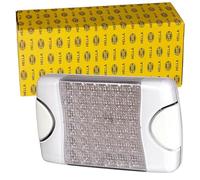 HELLA 2JA 959 037-511 Luz interior - DuraLED - LED - 12/24V - 9W - LED - montaje exterior/atornillado - Color de tulipa: transparente - habitáculo - Cant.: 1